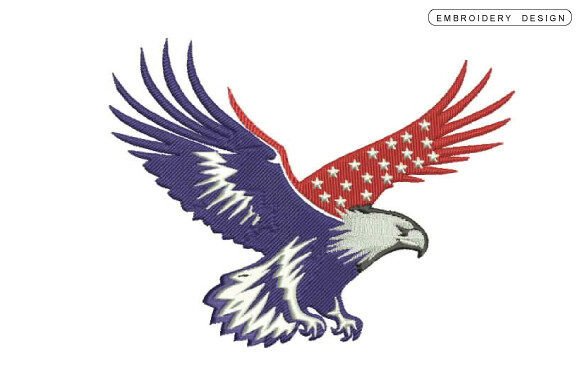 Eagle Embroidery Design