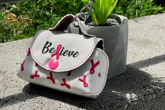 ITH Mini Bag Embroidery Breast Cancer