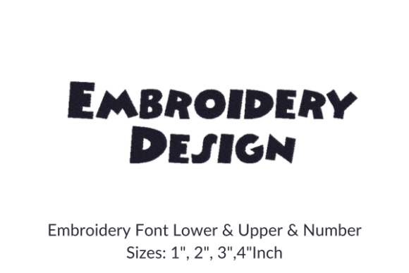 Mouse Fonts Embroidery Design